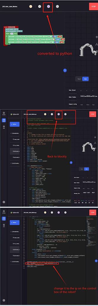 Can codes converted from blockly be used in VS code? - UFACTORY Forum